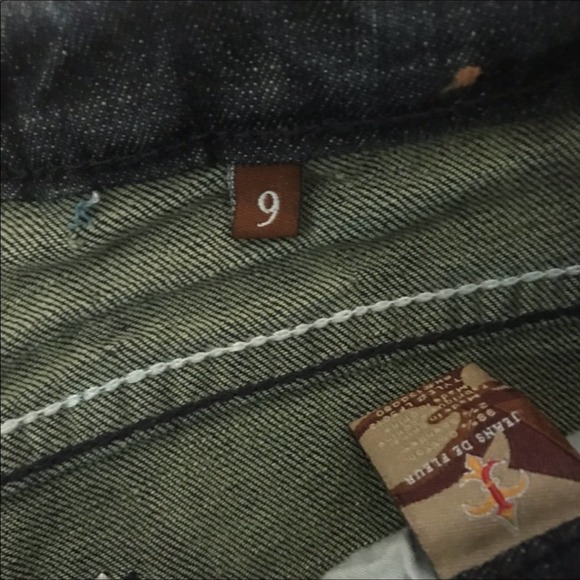 Jeans DeFluer Bootcut Rhinestone Studded Jeans - Picture 8 of 8